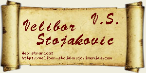 Velibor Stojaković vizit kartica